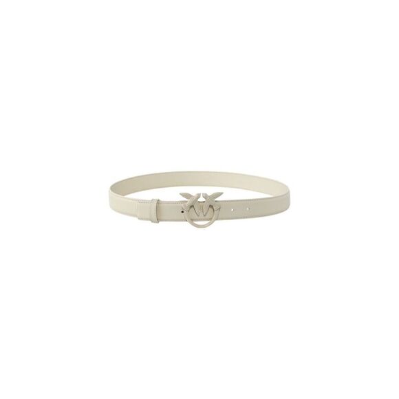PINKO White Leather Regular Women's Belt